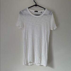 ATM Anthony Thomas Melillo slub jersey white Crew Neck Tee small